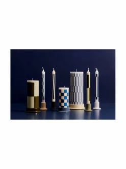 Kynttilät & Lyhdyt|HAY Pattern-kynttilä 4 kpl MULTI