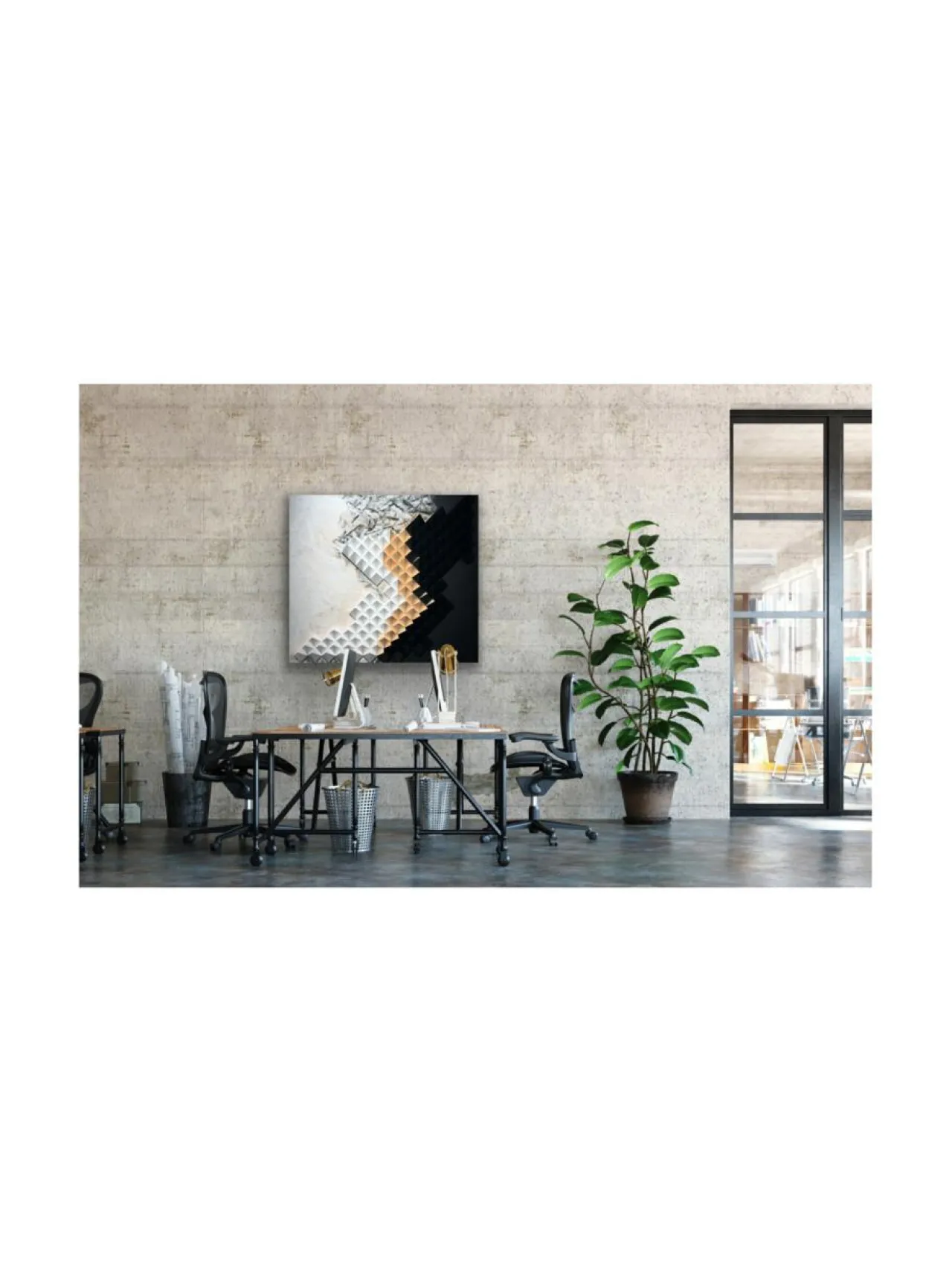 Taulut & Julisteet|Annika Salmi Art Peace within puutaulu 78x88cm