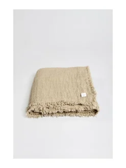 Huovat & Päiväpeitot|Nordic Swan Living Vohveli -torkkupeitto PELLAVA