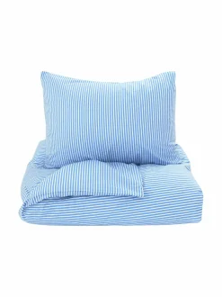 Liinavaatteet|Tekla Percale-pussilakana OXFORD STRIPES
