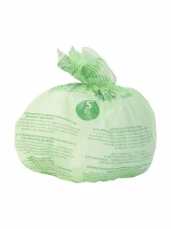 Roskakorit & -Pussit|Brabantia PerfectFit S -biohajoavat roskapussit 6 l, 10 kpl GREEN