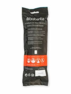 Roskakorit & -Pussit|Brabantia PerfectFit W -roskapussit 5 l, 20 kpl WHITE (VALKOINEN)