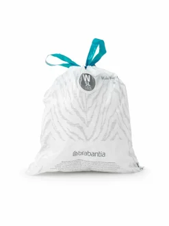 Roskakorit & -Pussit|Brabantia PerfectFit W -roskapussit 5 l, 20 kpl WHITE (VALKOINEN)