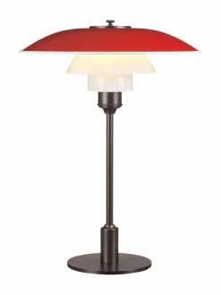 Pöytävalaisimet|Louis Poulsen PH 3½-2½ -pöytävalaisin PUNAINEN
