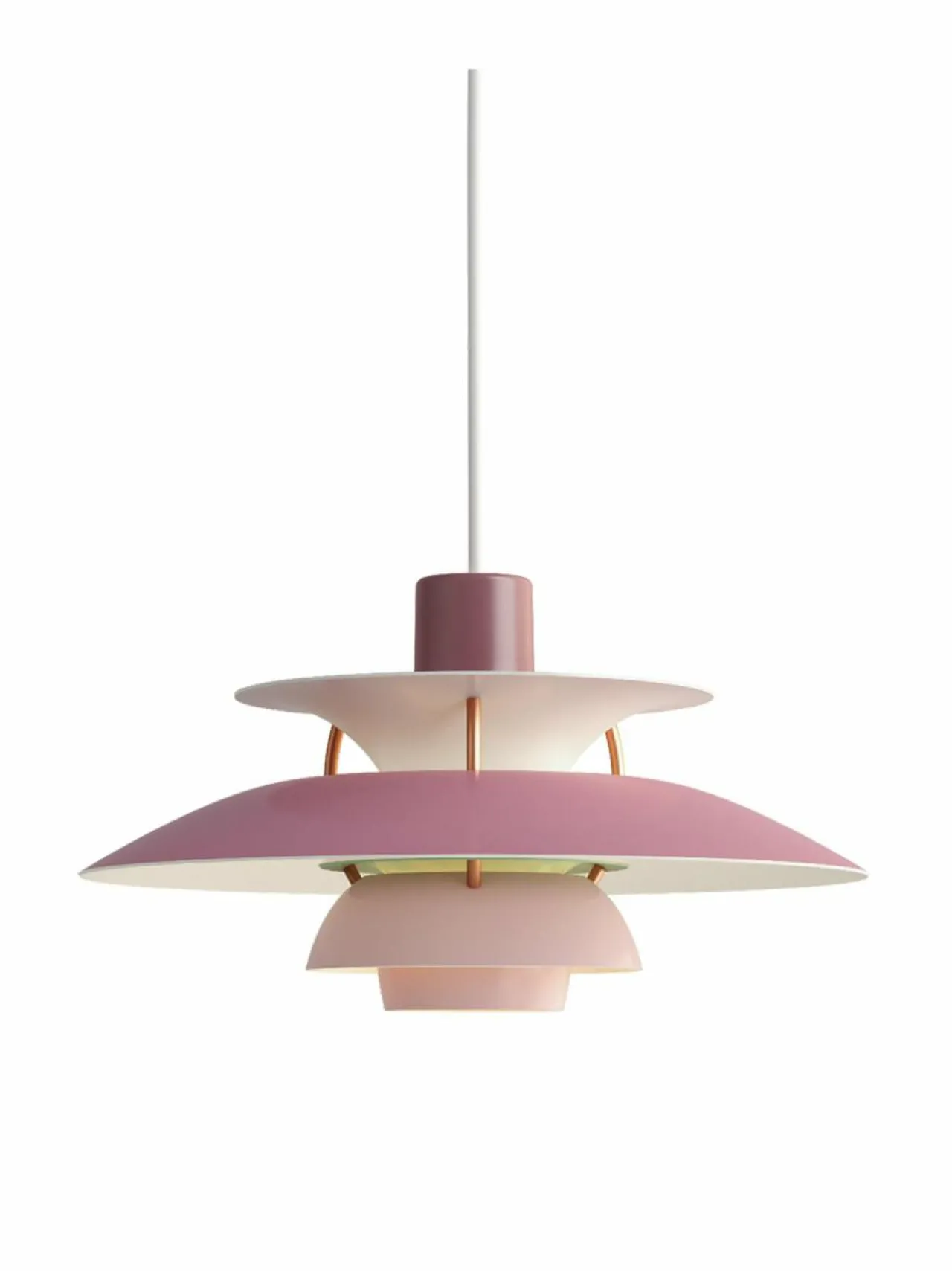 Kattovalaisimet|Louis Poulsen PH 5 Mini -kattovalaisin 30 cm ROSE (VAALEANPUNAINEN)