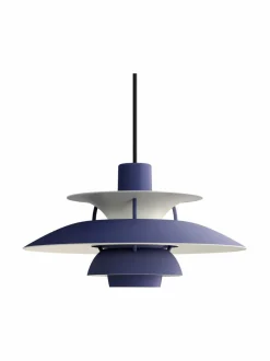 Kattovalaisimet|Louis Poulsen PH 5 Mini -riippuvalaisin MONOCHROME DUSTY INDIGO