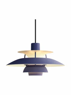 Kattovalaisimet|Louis Poulsen PH 5 Mini -riippuvalaisin MONOCHROME DUSTY INDIGO