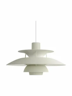 Kattovalaisimet|Louis Poulsen PH 5 -riippuvalaisin MONOCHROME PALE PEWTER