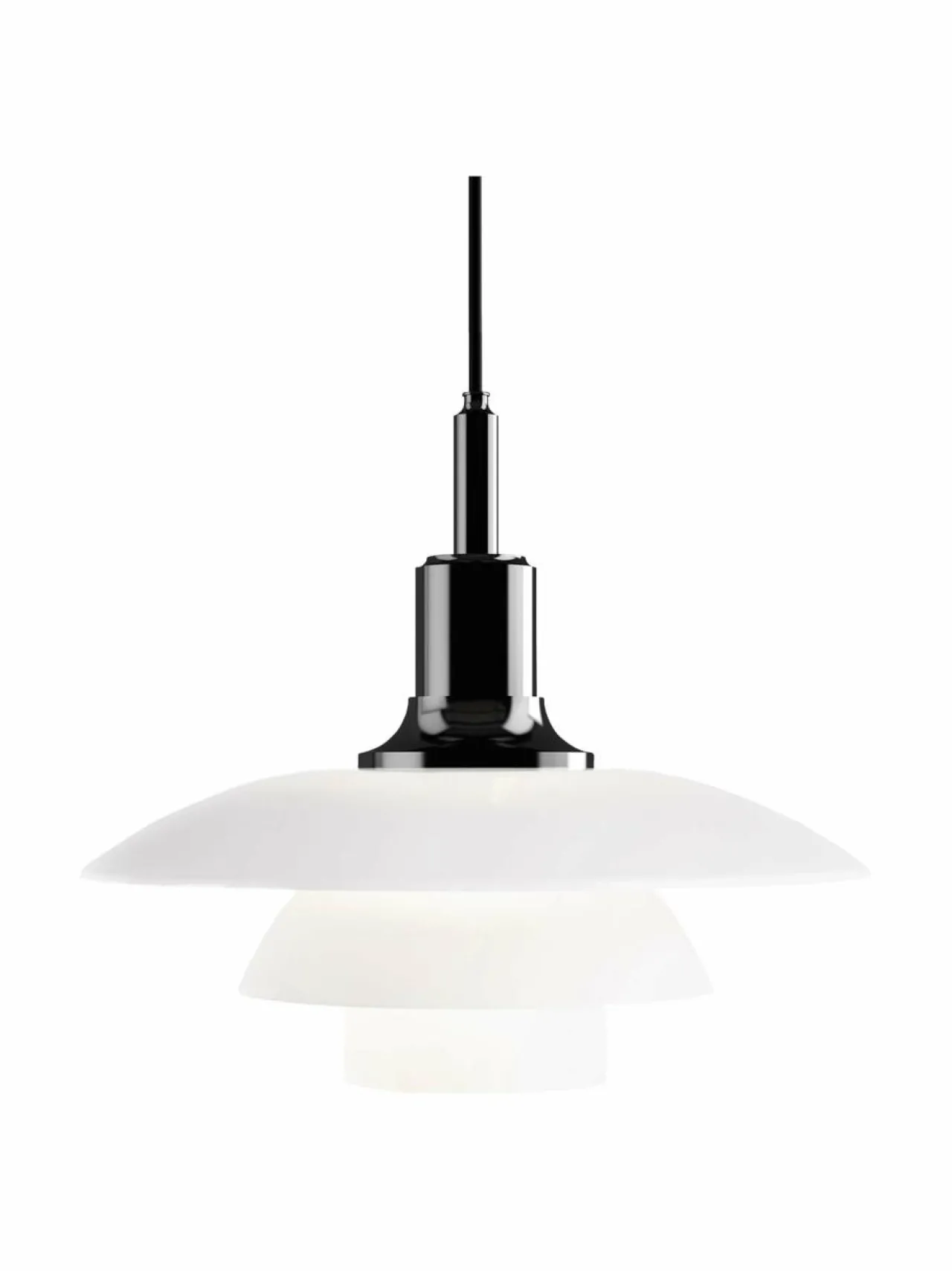 Kattovalaisimet|Louis Poulsen PH 3 -valaisin BLK METAL/GLASS