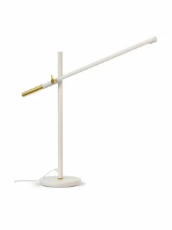 Pöytävalaisimet|Design by Grönlund Piano-pöytävalaisin 60 cm VALKOINEN/MESSINKI