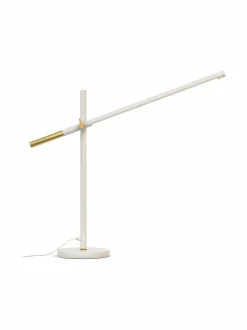 Pöytävalaisimet|Design by Grönlund Piano-pöytävalaisin 60 cm VALKOINEN/MESSINKI