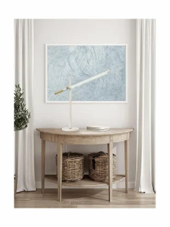 Pöytävalaisimet|Design by Grönlund Piano-pöytävalaisin 60 cm VALKOINEN/MESSINKI