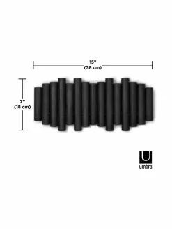 Naulakot & Koukut|Umbra Picket Rail Hook -naulakko BLACK