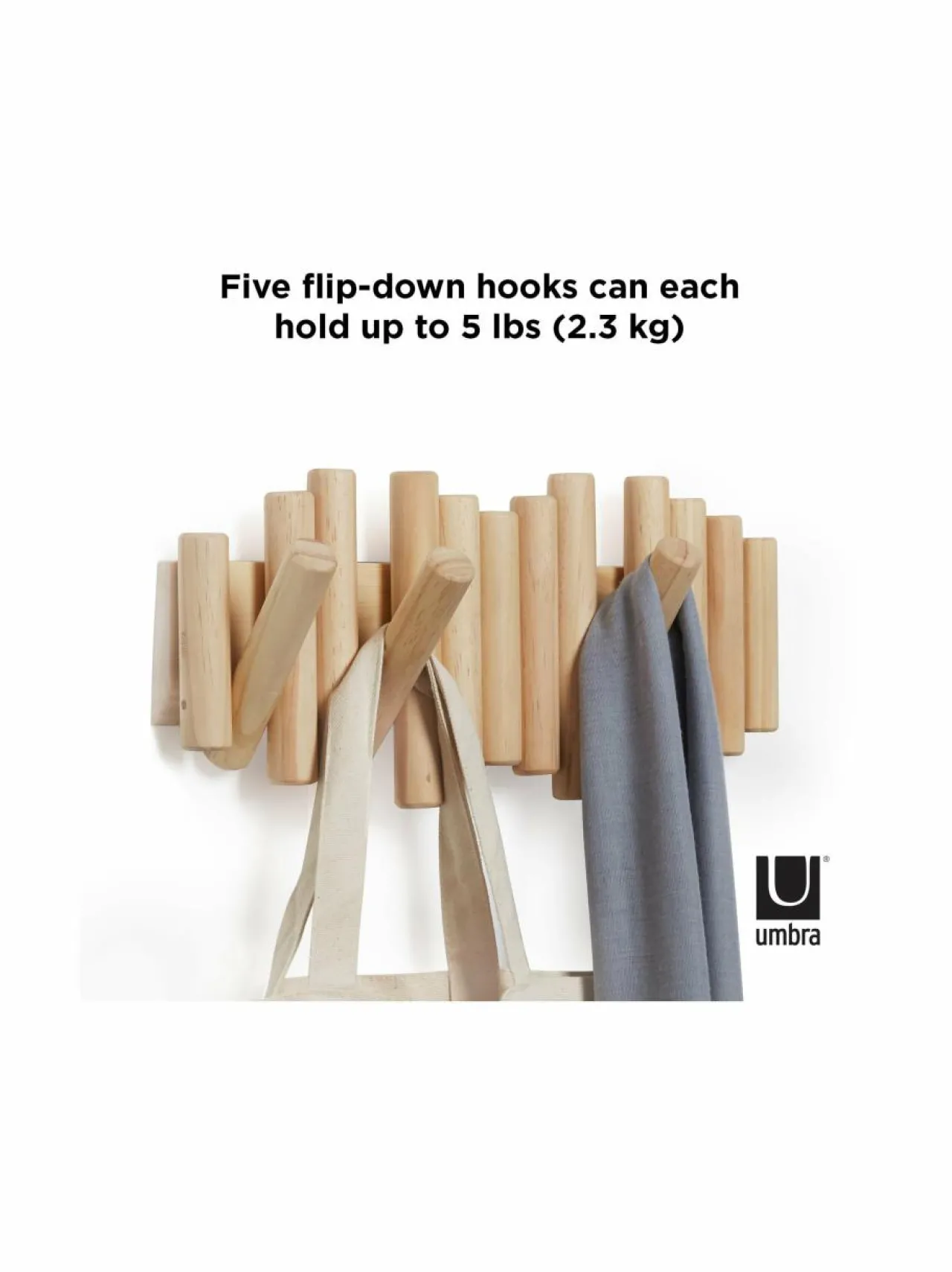 Naulakot & Koukut|Umbra Picket-naulakko 48 cm NATURAL