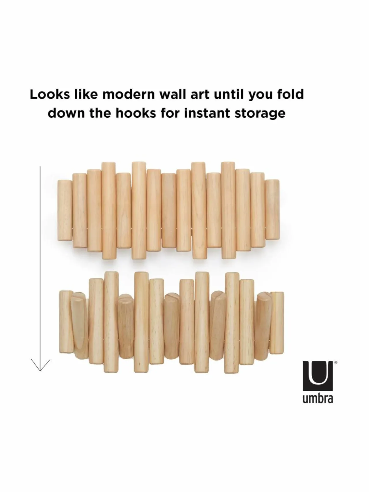 Naulakot & Koukut|Umbra Picket-naulakko 48 cm NATURAL