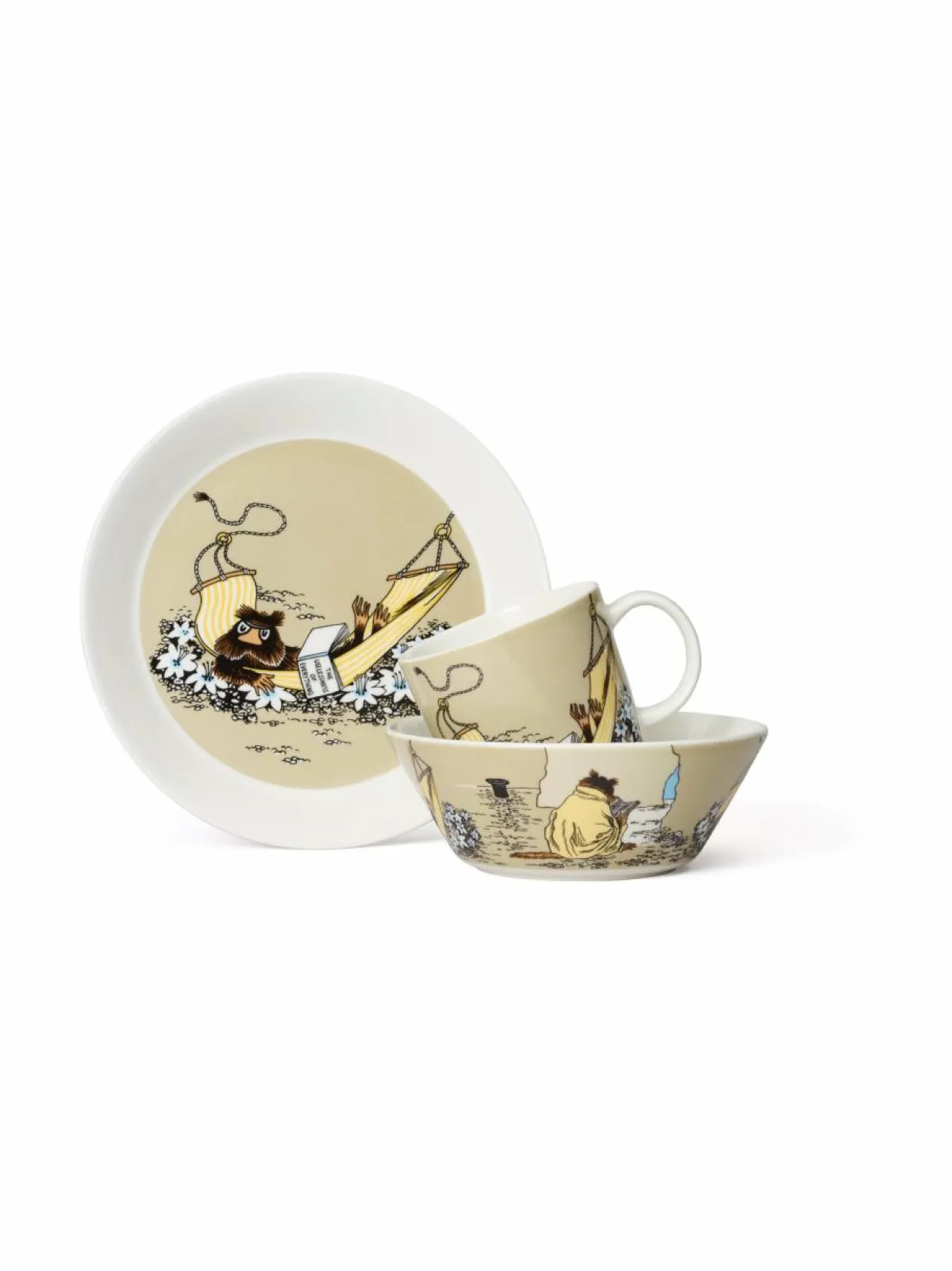 Mukit & Kupit & Asetit|Moomin Arabia Piisamirotta-muki 0.3 l BEIGE