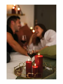 Jouluvalot|UYUNI Pillar LED -pöytäkynttilä BEIGE