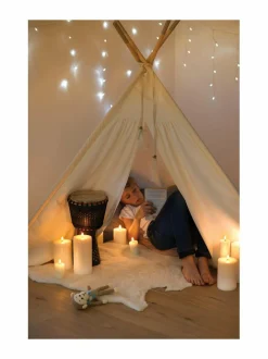 Jouluvalot|UYUNI Pillar LED -pöytäkynttilä BEIGE