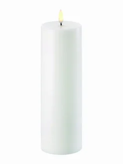 Jouluvalot|UYUNI Pillar LED -pöytäkynttilä 7 x 22 cm NORDIC WHITE