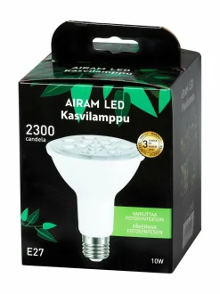 Lamput|Airam Plant Led 10W PAR30 E27 -lamppu VALKOINEN