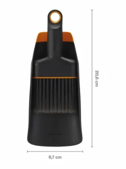 Työkalut|Fiskars Planting Set - multakauha ja harja BLACK