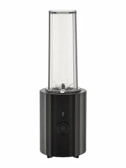 Vatkaimet & Sekoittimet|Alessi Plissé Personal -tehosekoitin 55 cl BLACK