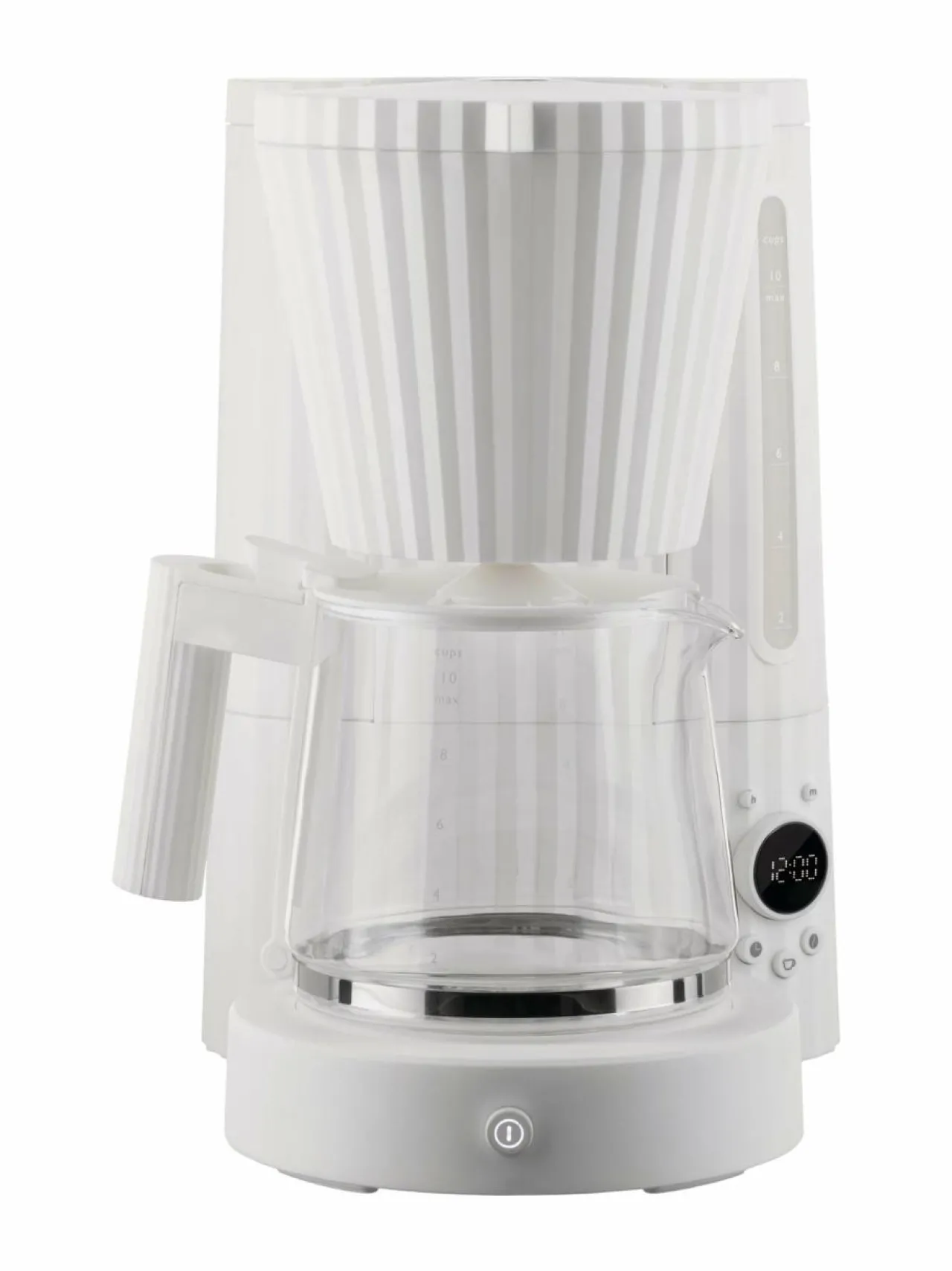 Kahvin- & Vedenkeittimet|Alessi Plissé-kahvinkeitin WHITE