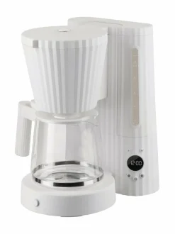 Kahvin- & Vedenkeittimet|Alessi Plissé-kahvinkeitin WHITE