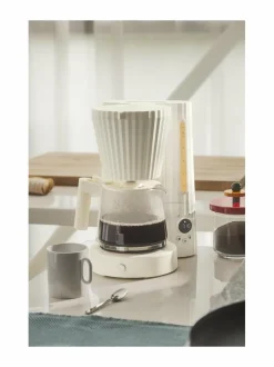 Kahvin- & Vedenkeittimet|Alessi Plissé-kahvinkeitin WHITE