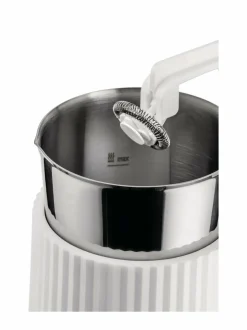 Vatkaimet & Sekoittimet|Alessi Plissé-maidonvaahdotin W WHITE