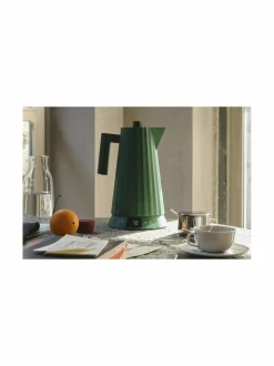Kahvin- & Vedenkeittimet|Alessi Plissé-vedenkeitin lämpötilansäädöllä 1,7 l GR GREEN