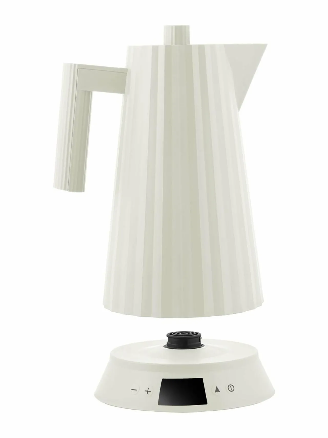 Kahvin- & Vedenkeittimet|Alessi Plissé-vedenkeitin lämpötilansäädöllä 1,7 l W WHITE