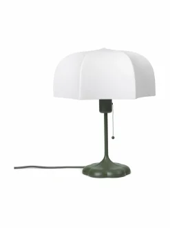 Pöytävalaisimet|Ferm Living Poem-pöytävalaisin WHITE/GRASS GREEN