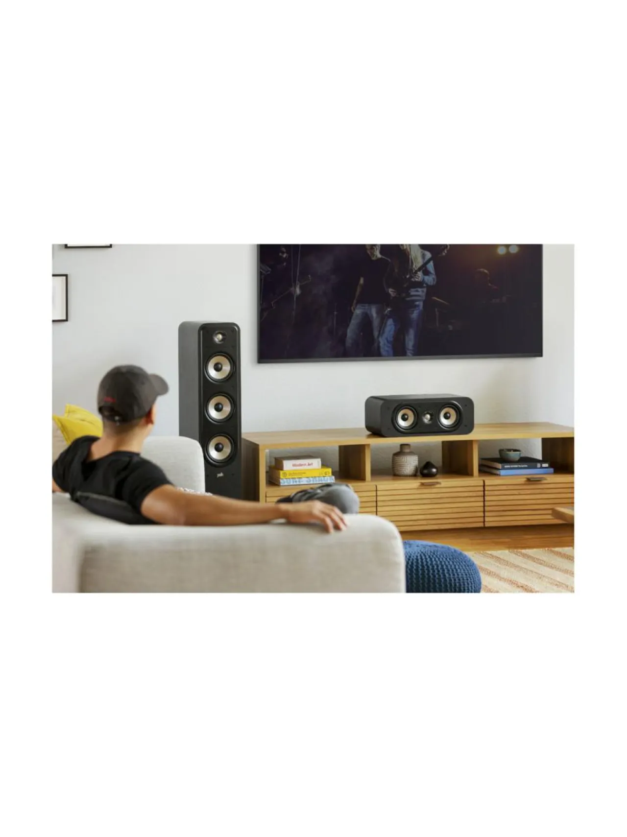 Audio|Polk Audio Signature Elite S30C keskikaiutin, musta