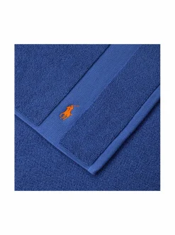 Kylpyhuonetekstiilit|Ralph Lauren Home Polo Player -pyyhe IRIS BLUE