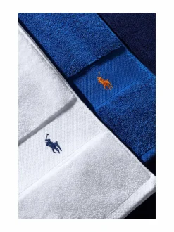 Kylpyhuonetekstiilit|Ralph Lauren Home Polo Player -pyyhe WHITE