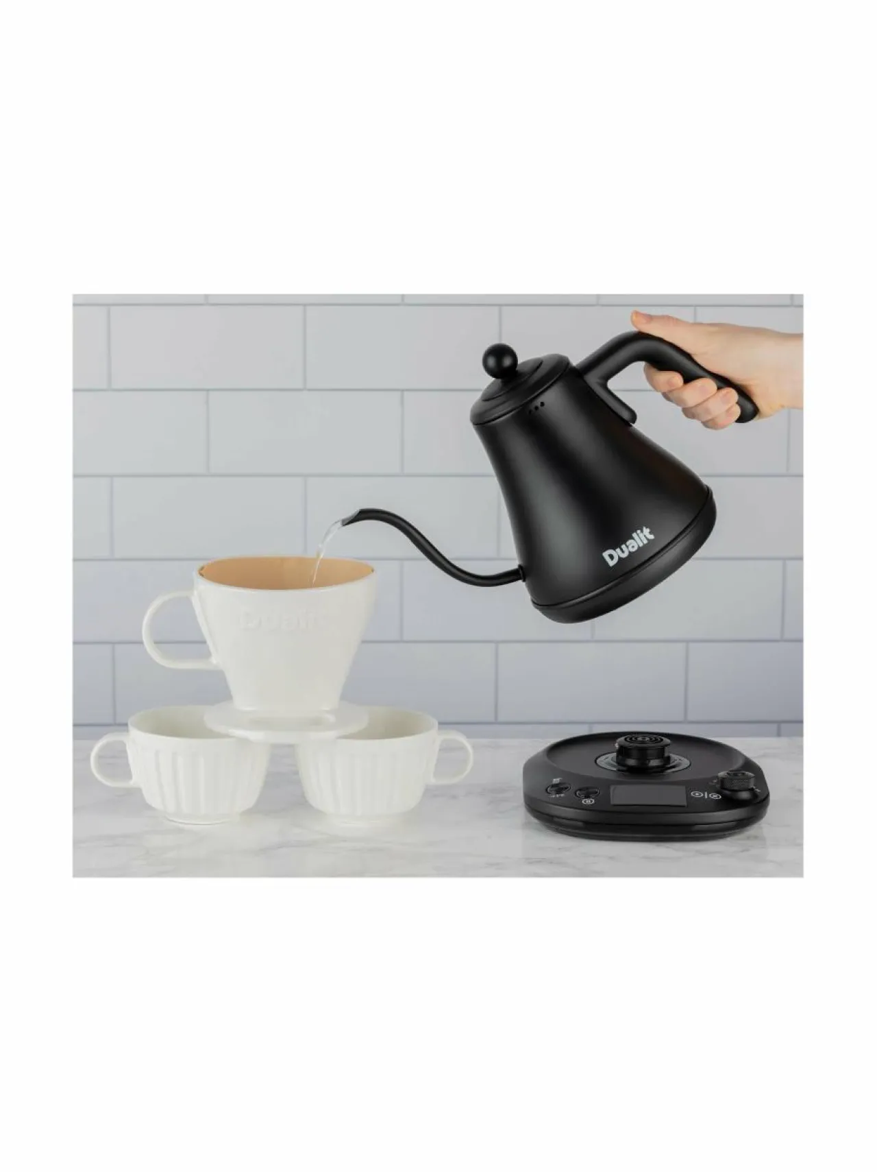 Kahvin- & Vedenkeittimet|Dualit Pour Over -vedenkeitin 0,8 l BLACK