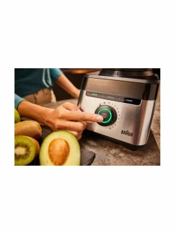 Vatkaimet & Sekoittimet|Braun PowerBlend 7 Blender -tehosekoitin + Travel-muki BLACK, METAL