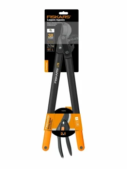 Työkalut|Fiskars PowerGear L78 + SingleStep P26 set -raivaussakset BLACK