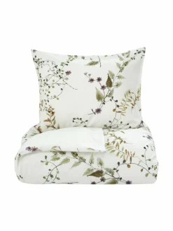 Liinavaatteet|Casa Stockmann Prado-tyynyliina WHITE/GREEN/LILAC COMBO