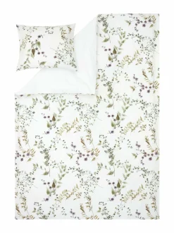 Liinavaatteet|Casa Stockmann Prado-tyynyliina WHITE/GREEN/LILAC COMBO