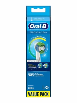 Hampaidenhoito|Oral-B Precision Clean CleanMaximiser -vaihtoharjat 4-pack WHITE
