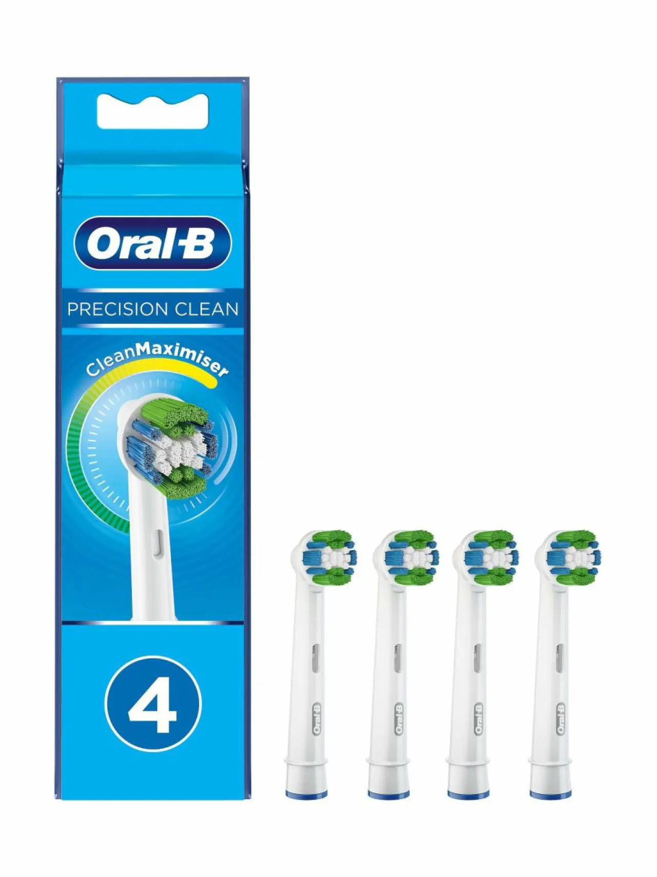 Hampaidenhoito|Oral-B Precision Clean CleanMaximiser -vaihtoharjat 4-pack WHITE
