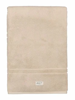 Kylpyhuonetekstiilit|Gant Home Premium-kylpypyyhe 100 x 150 cm 267 SILVER SAND