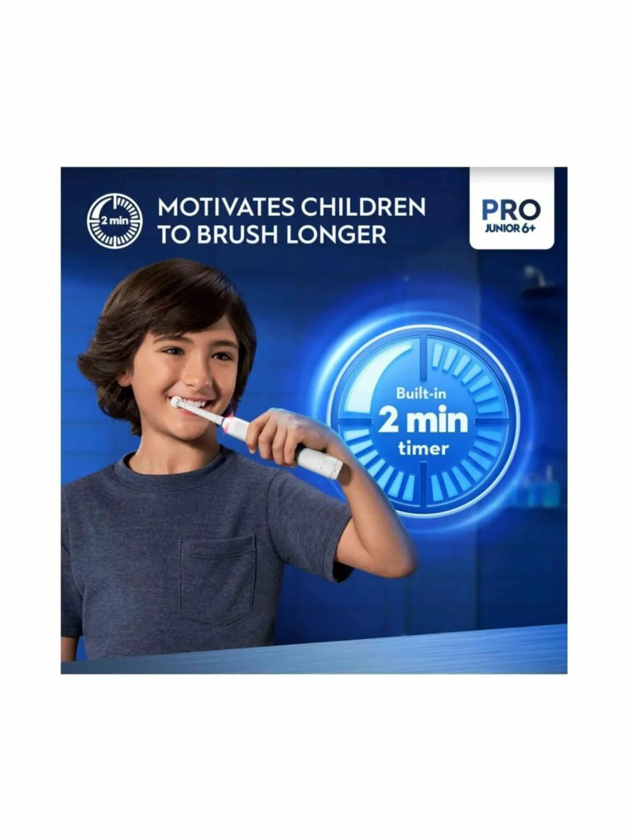 Hampaidenhoito|Oral-B PRO3 Junior Frozen -sähköhammasharja WHITE