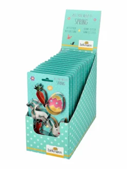 Leivonta|Birkmann Pääsiäiskeksimuotit 5 kpl STEEL