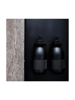 Kylpyhuonetarvikkeet|NAKA Pumppupulloteline (ruuvikiinnitys) MUSTA