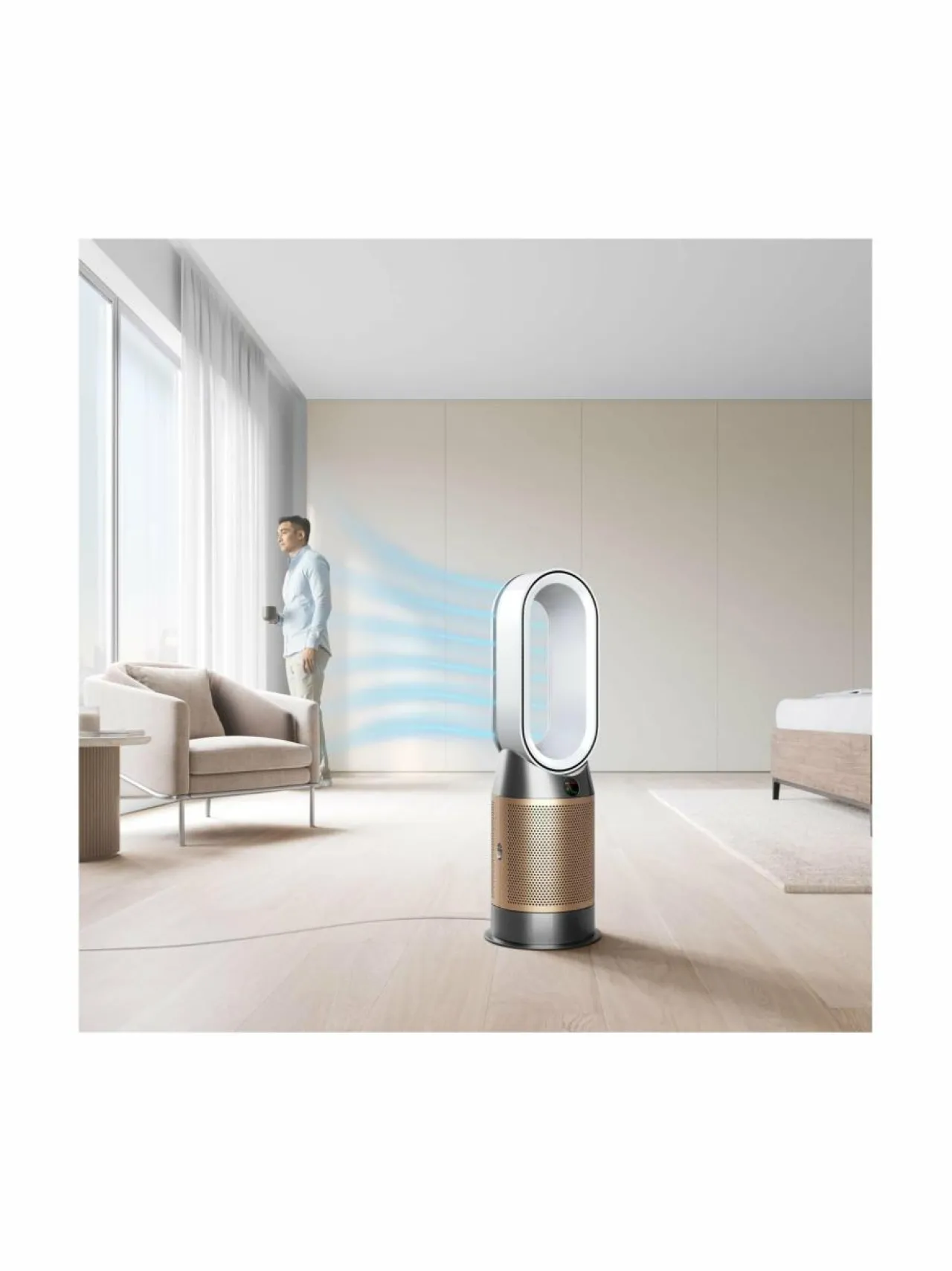 Sisäilma|Dyson Pure Hot & Cool -ilmanpuhdistin NICKEL/GOLD