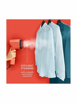 Pyykkihuolto|Tefal Pure Pop -tekstiilihöyrystin CORAL/RED