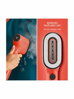 Pyykkihuolto|Tefal Pure Pop -tekstiilihöyrystin CORAL/RED